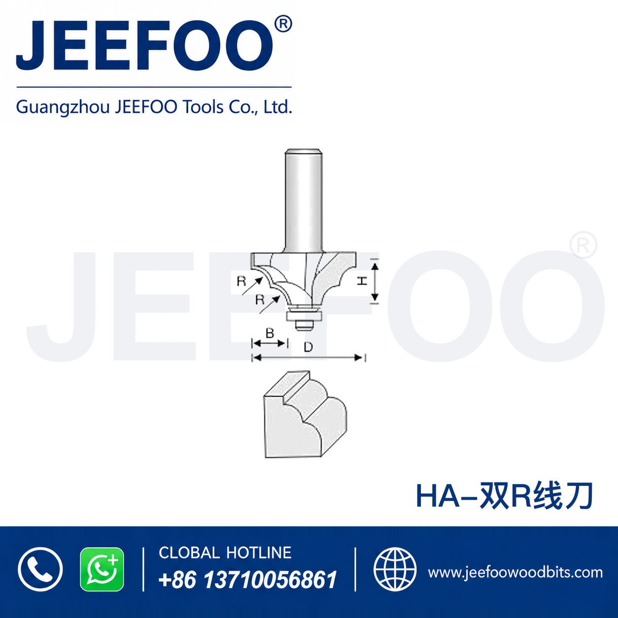 HA Classical Line Decorative Router Bit