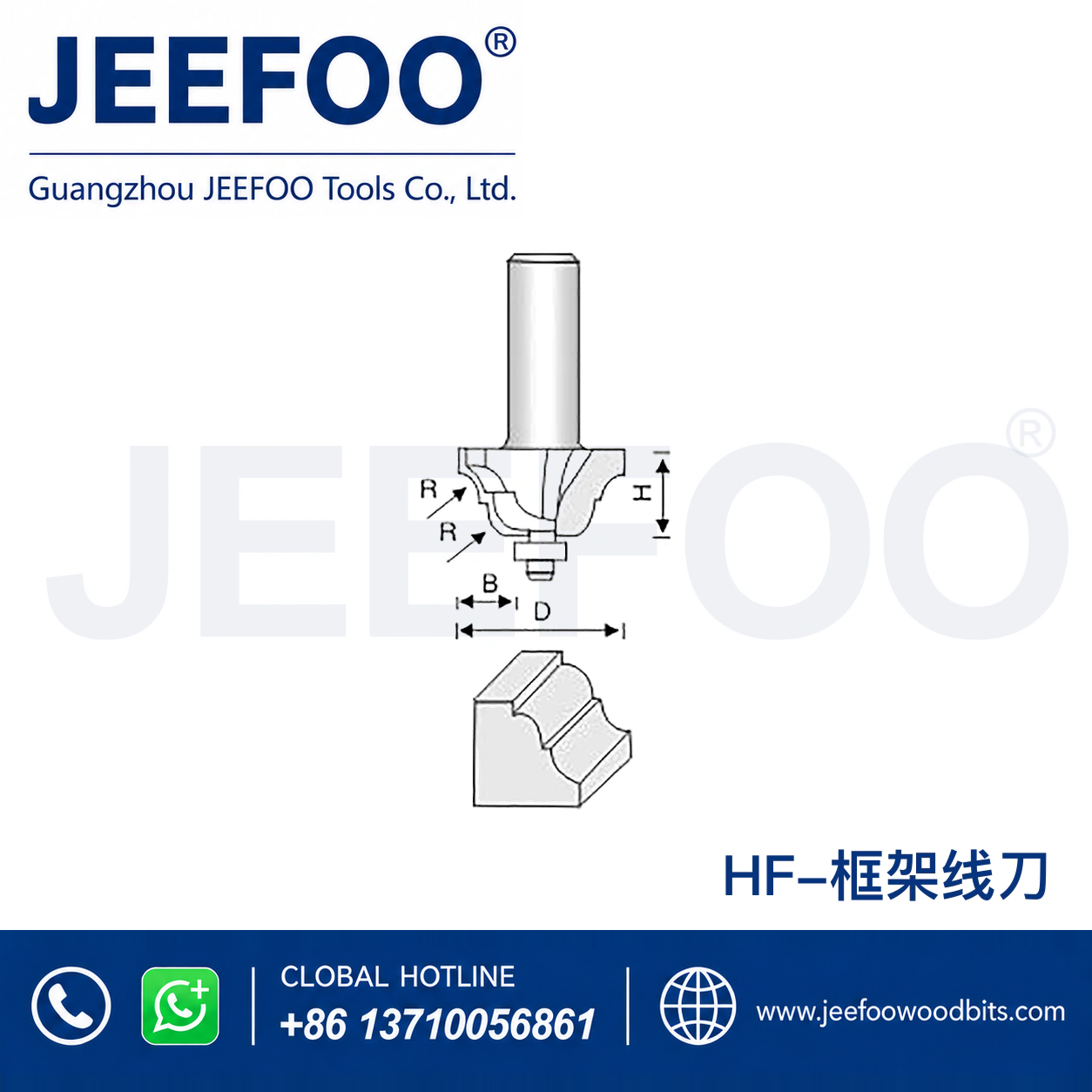 HF Classical Line Decorative Router Bit