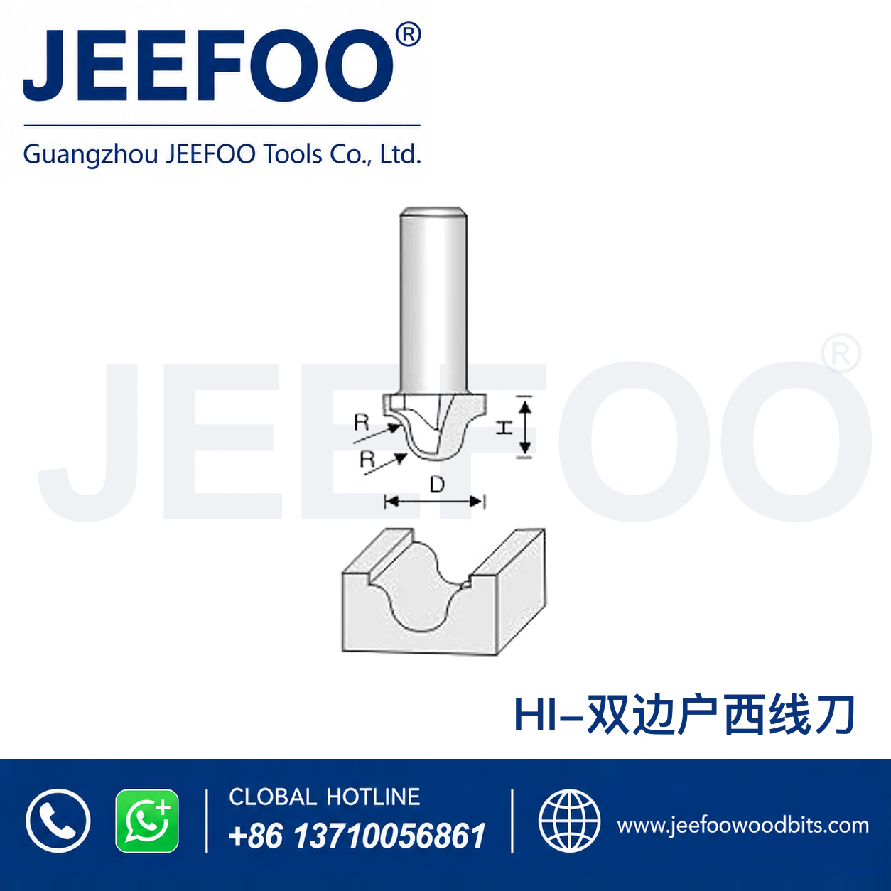 HI Classical Line Decorative Router Bit