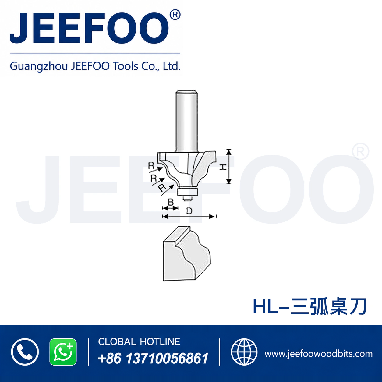 HL Classical Line Decorative Router Bit