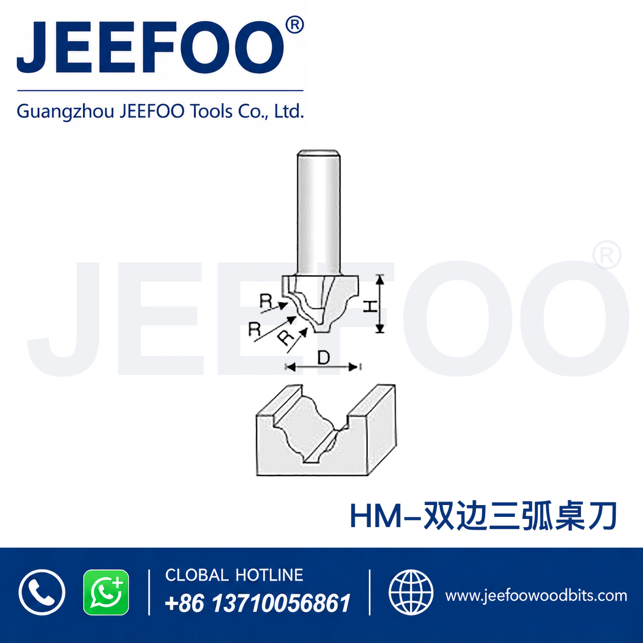 HM Classical Line Decorative Router Bit