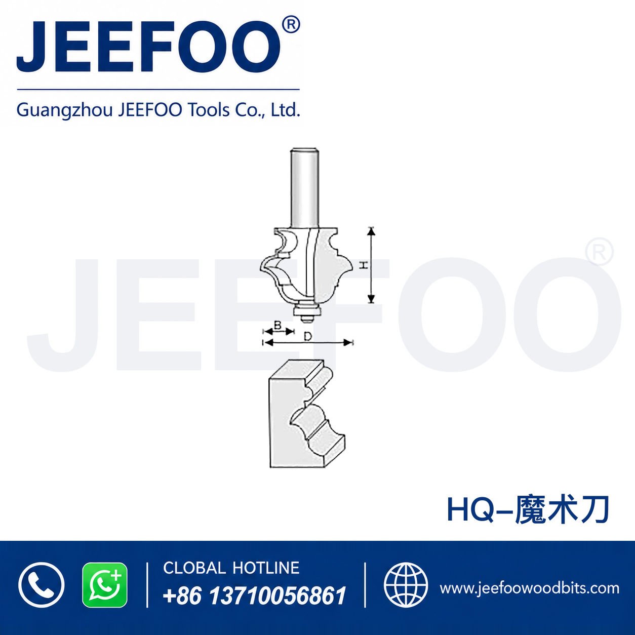 HQ Classical Line Decorative Router Bit