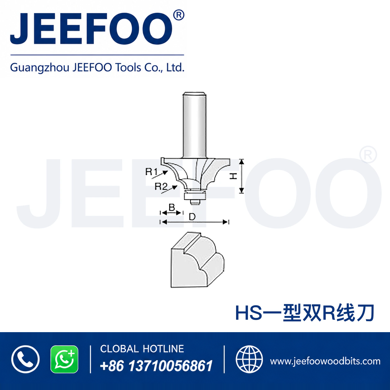 HS Classical Line Decorative Router Bit
