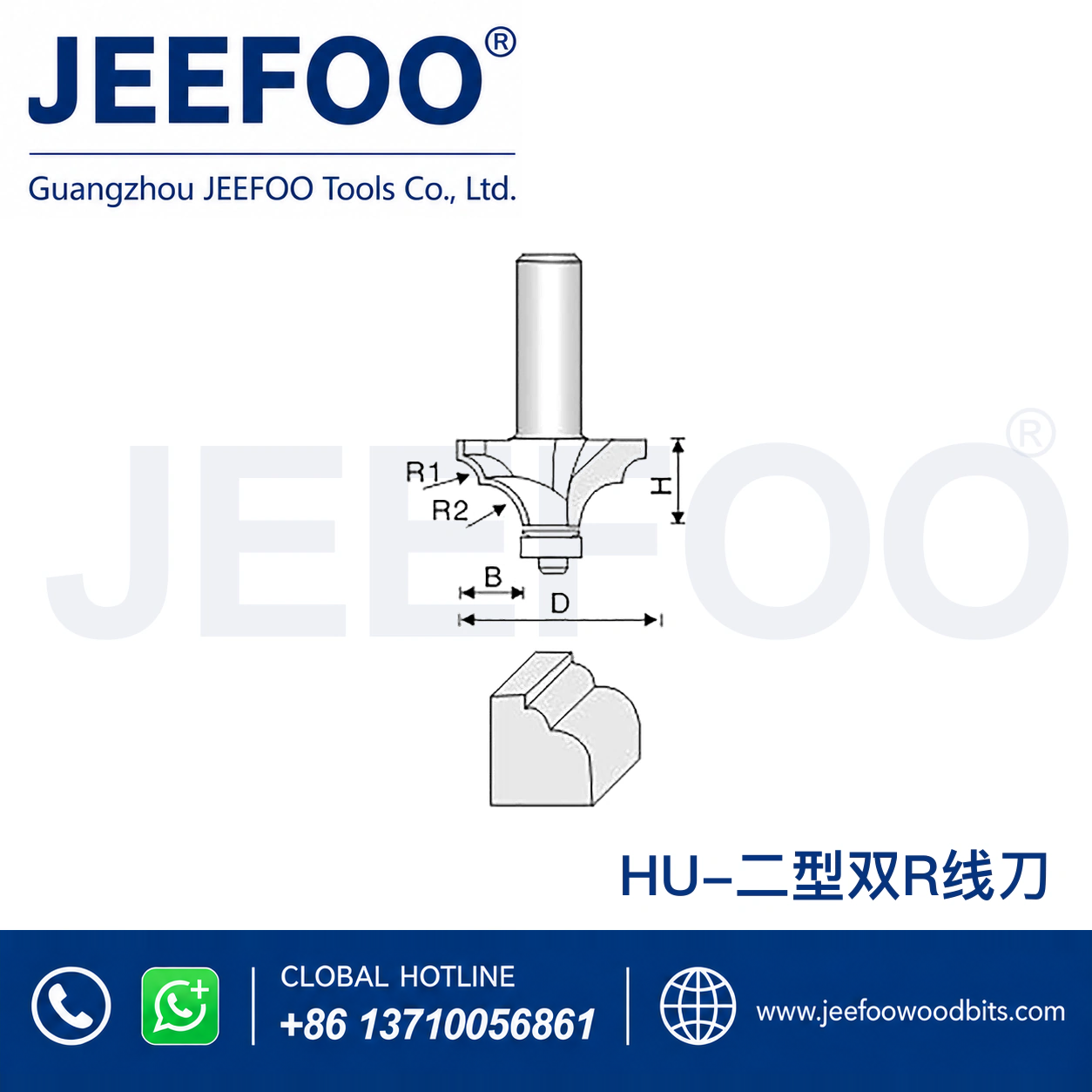 HU Classical Line Decorative Router Bit
