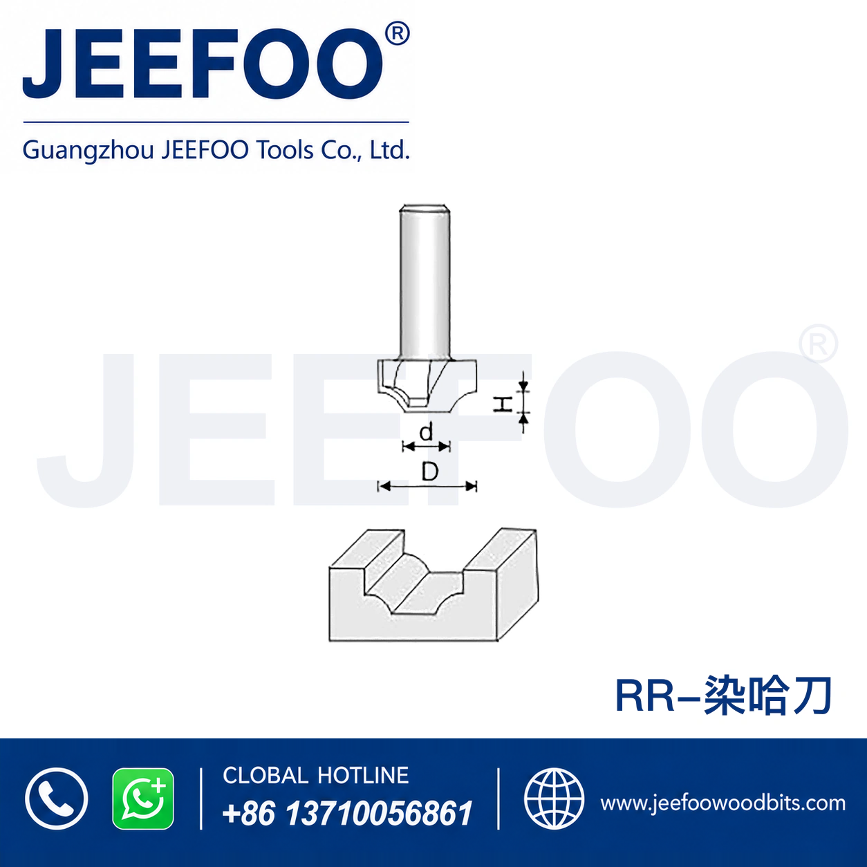 RR Door-Panel Router Bit for Raised Panel Profiles