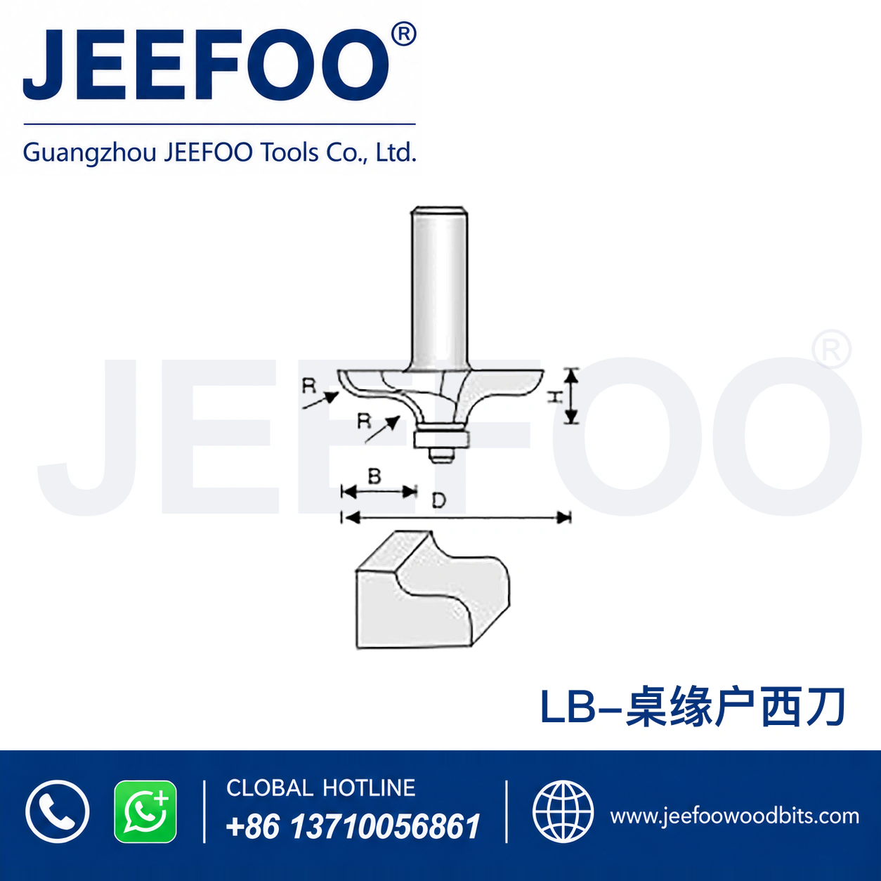 LB Handrail and Table-Edge Router Bit