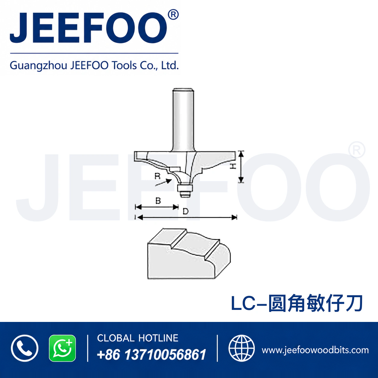 LC Handrail and Table-Edge Router Bit
