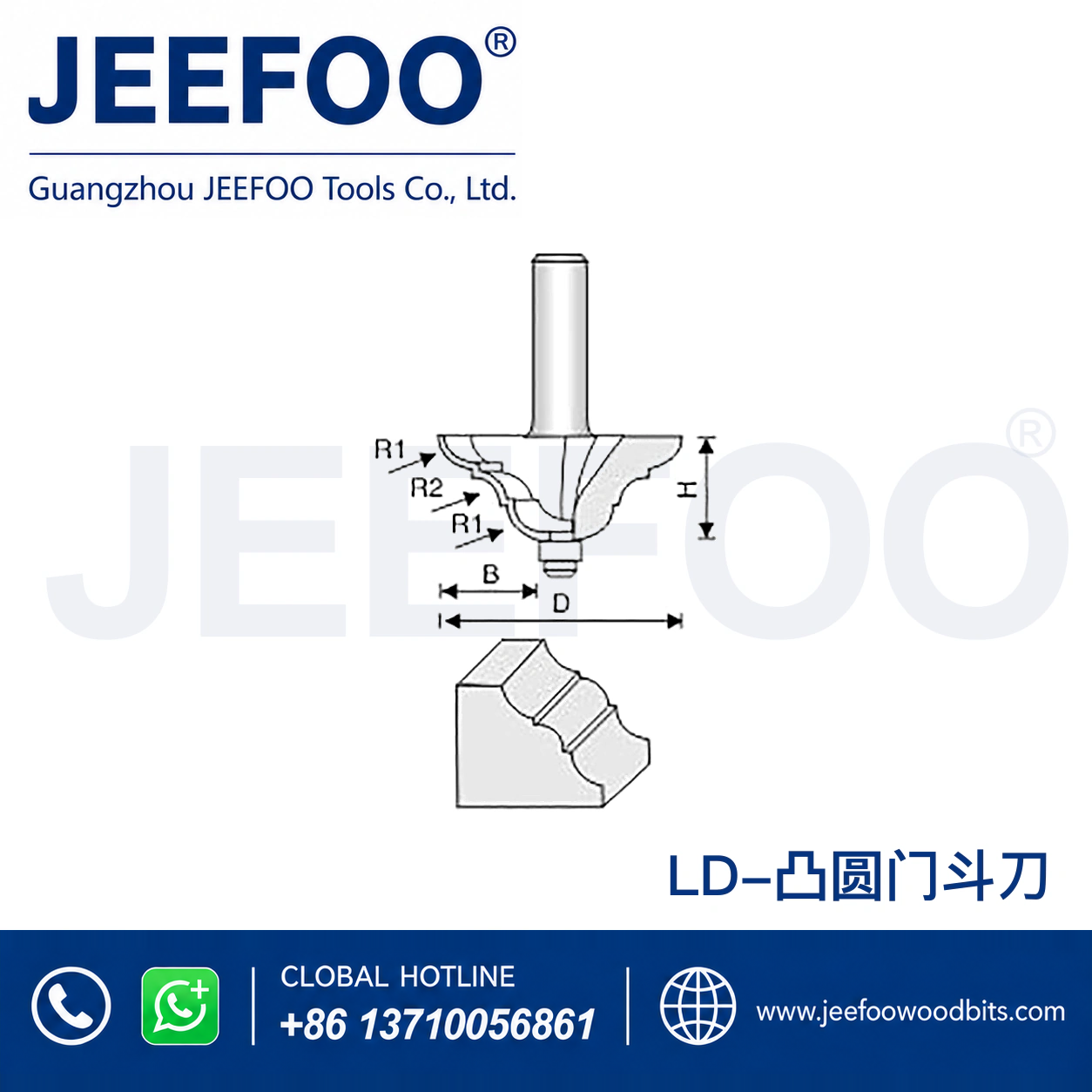 LD Handrail and Table-Edge Router Bit