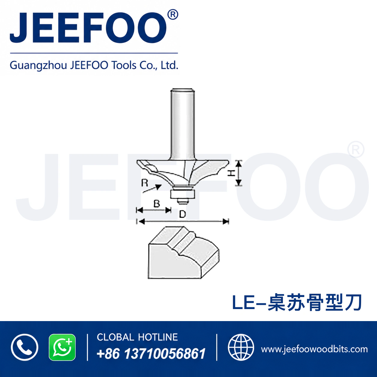 LE Handrail and Table-Edge Router Bit