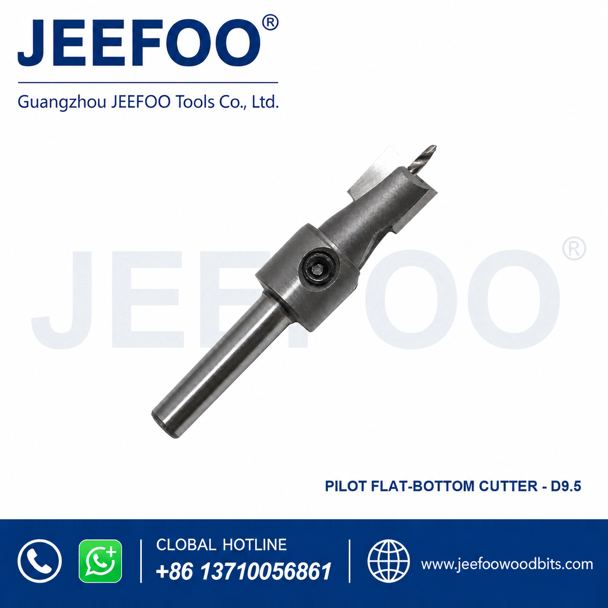 Bottom Cleaning Cutter with Center Drill – 9.5