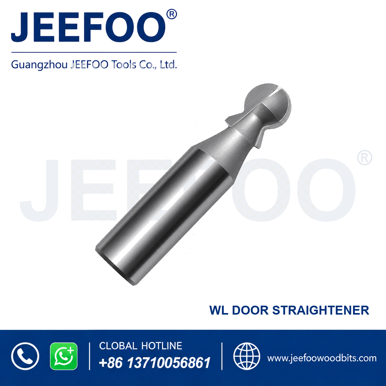 Custom Non-Standard Woodworking Router Bit — Door Panel Straightener