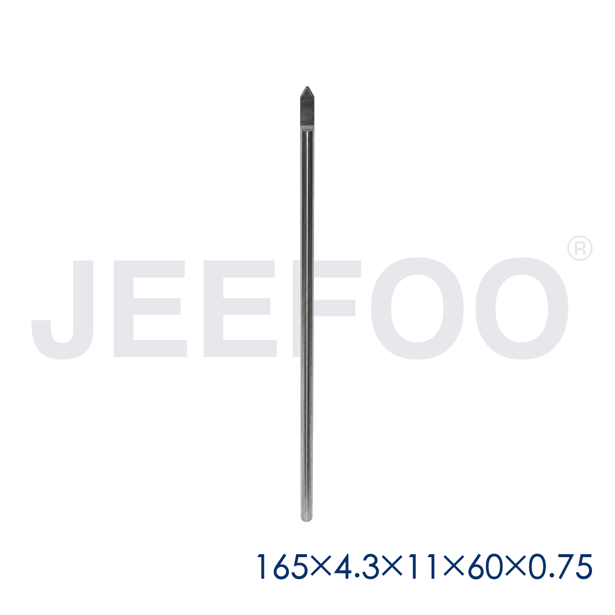 GA-165L x 4.3 mm Shank x 11H x 60° x 0.75 mm Extra-Long Flat-Bottom Router Bit for Deep Wood Relief product detail 2