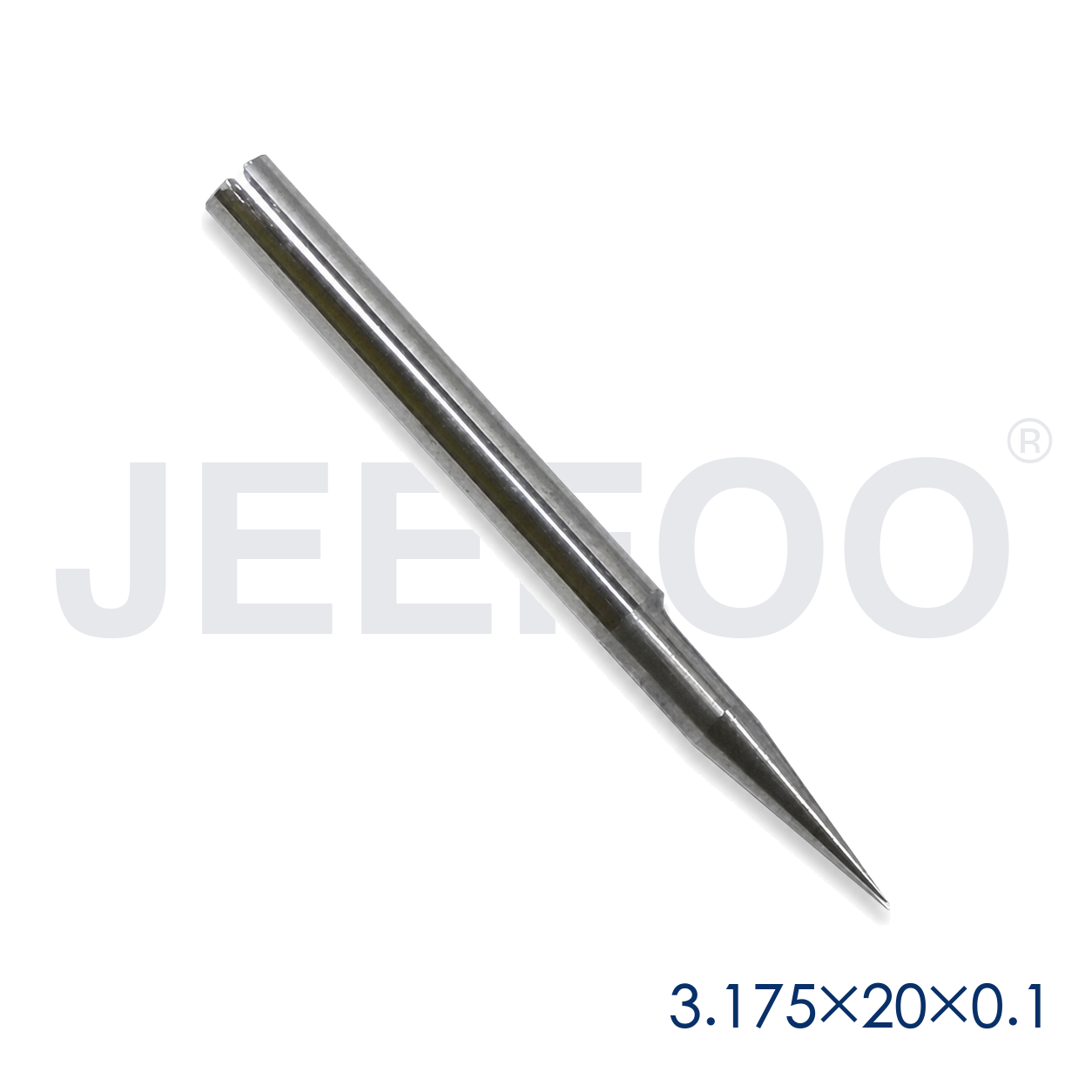 GA-3.175 x 20° x 0.1 mm Sharp V-Shape Flat-Bottom Cutter for Woodworking Engraving product detail 2