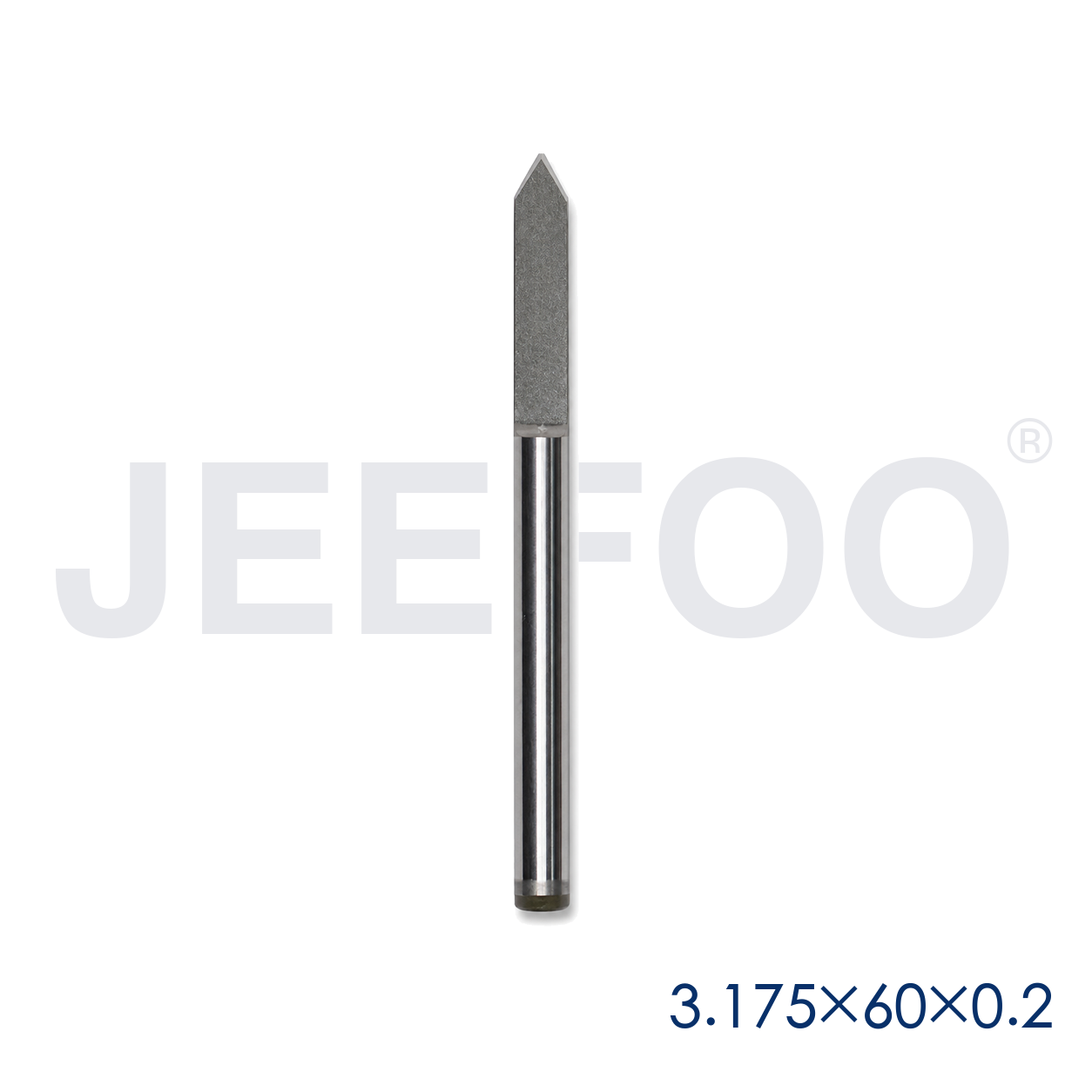 GA-3.175 x 60° x 0.2 mm Wide-Angle Flat-Bottom Engraving Cutter for Sign and Wood Work product detail 1