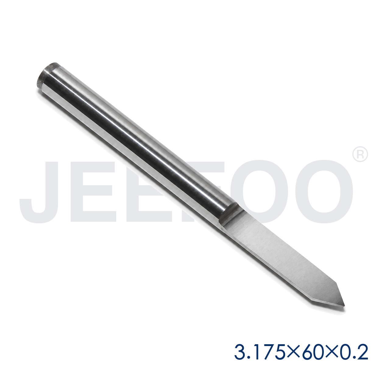 GA-3.175 x 60° x 0.2 mm Wide-Angle Flat-Bottom Engraving Cutter for Sign and Wood Work product detail 2