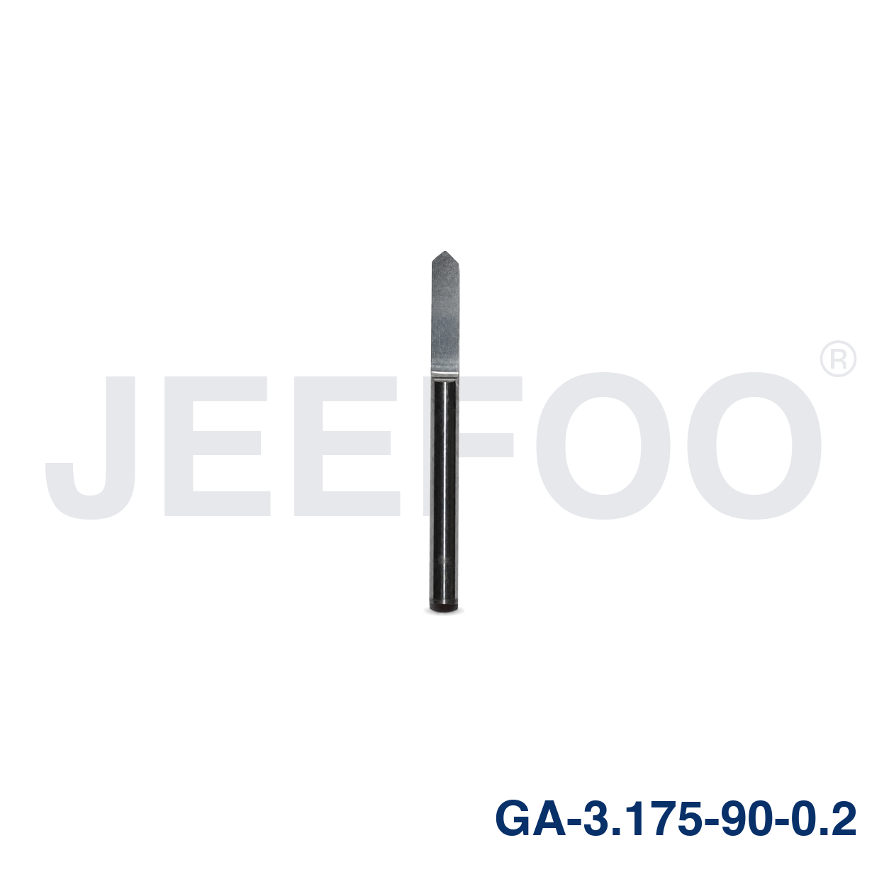 GA-3.175 x 90° x 0.2 mm High-Angle Flat-Bottom Carbide Router Bit for 3D Woodworking Relief product detail 1