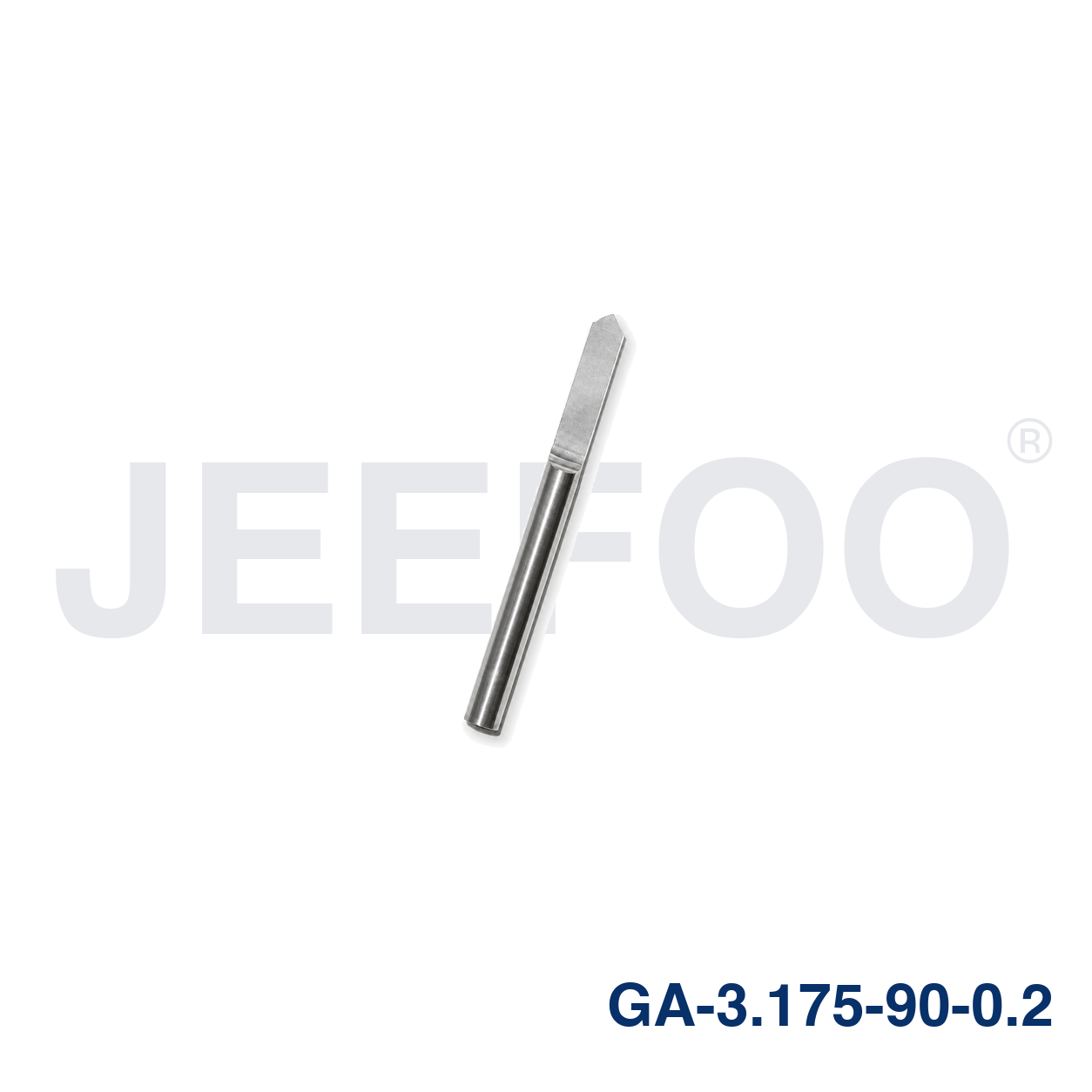 GA-3.175 x 90° x 0.2 mm High-Angle Flat-Bottom Carbide Router Bit for 3D Woodworking Relief product detail 2