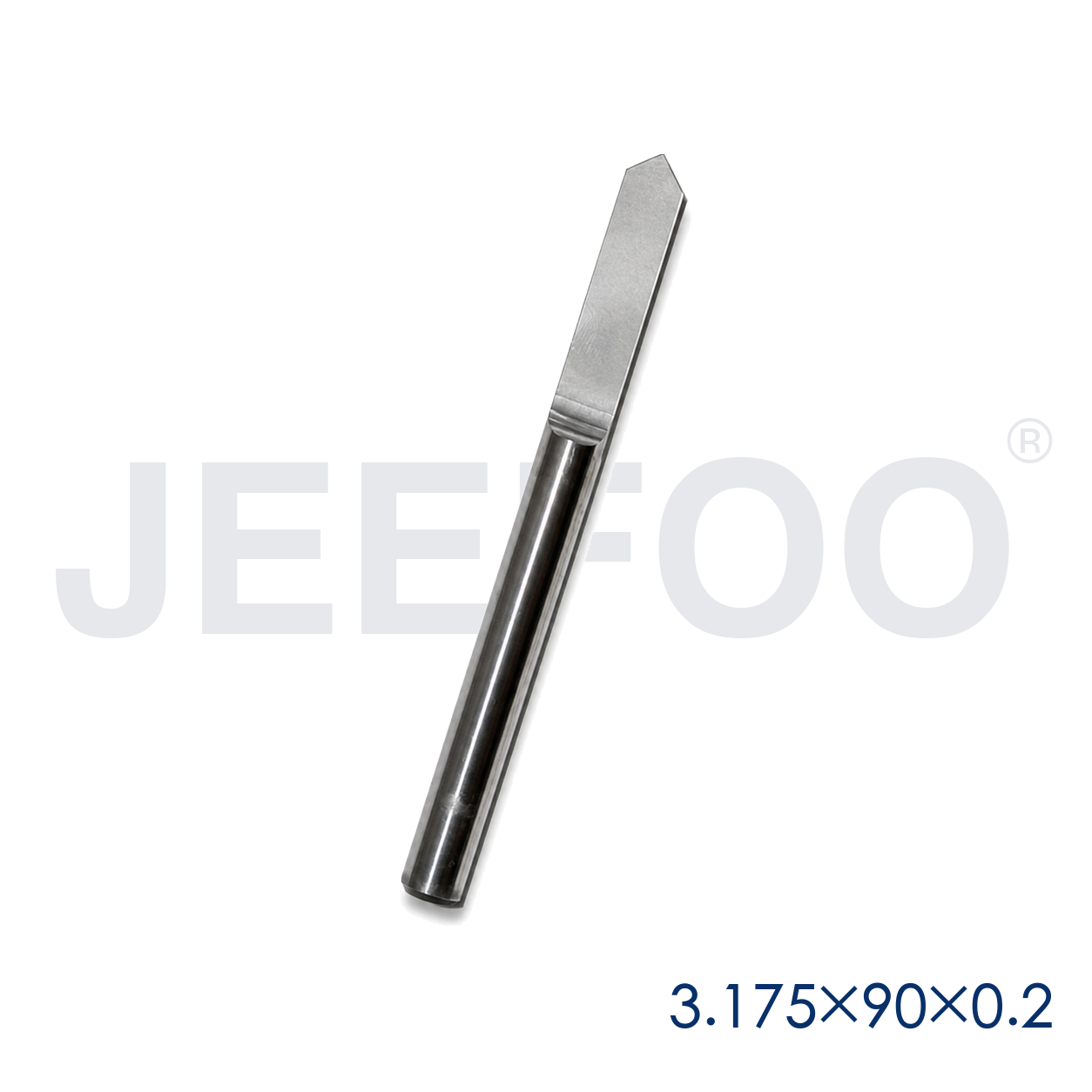 GA-3.175 x 90° x 0.2 x 38L Right-Angle Flat-Bottom Engraving Bit for CNC Router Machines product detail 2