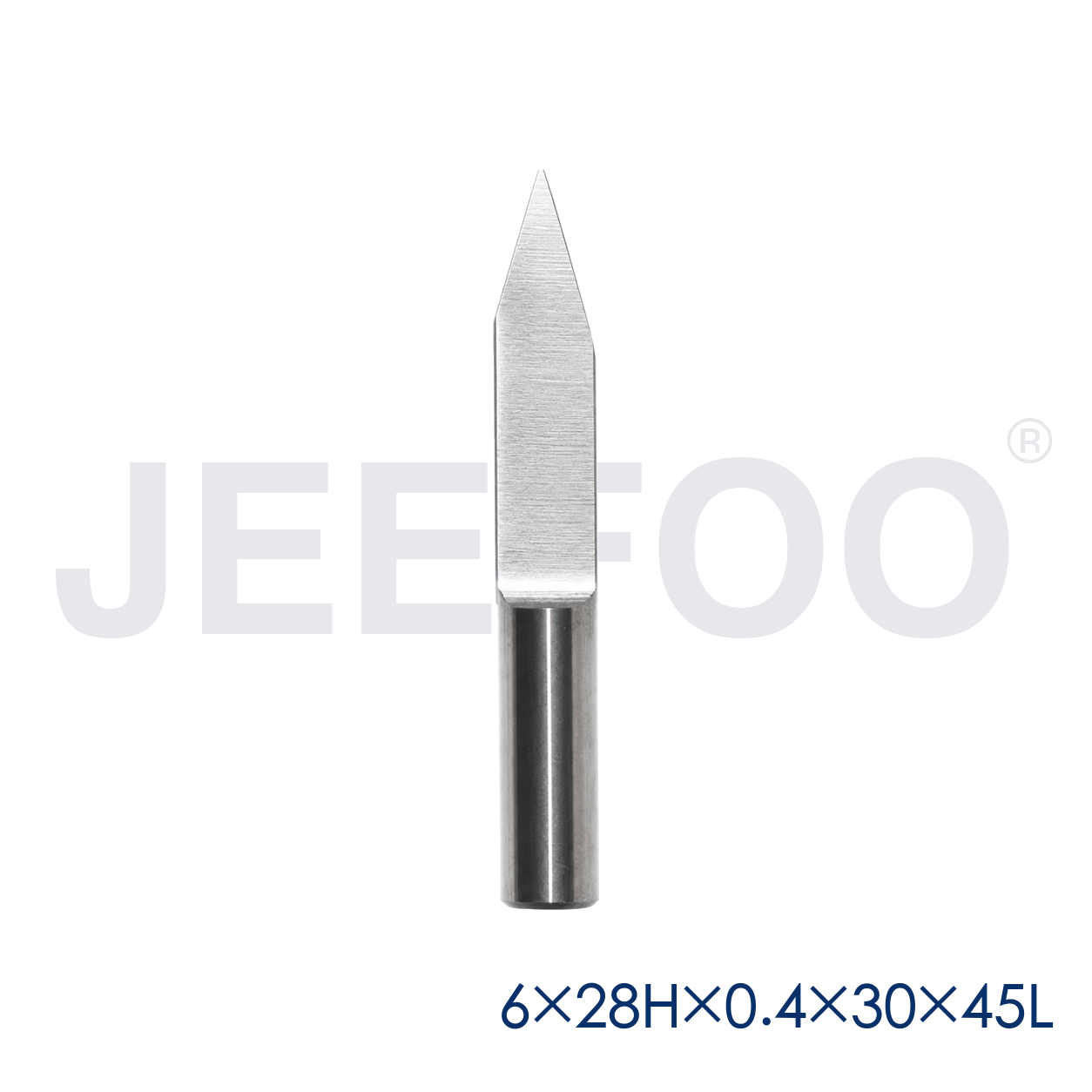 woodworking tool - GA-6 x 28H x 0.4 x 30° x 45L Deep-Relief Flat-Bottom Engraving Tool for Woodworking