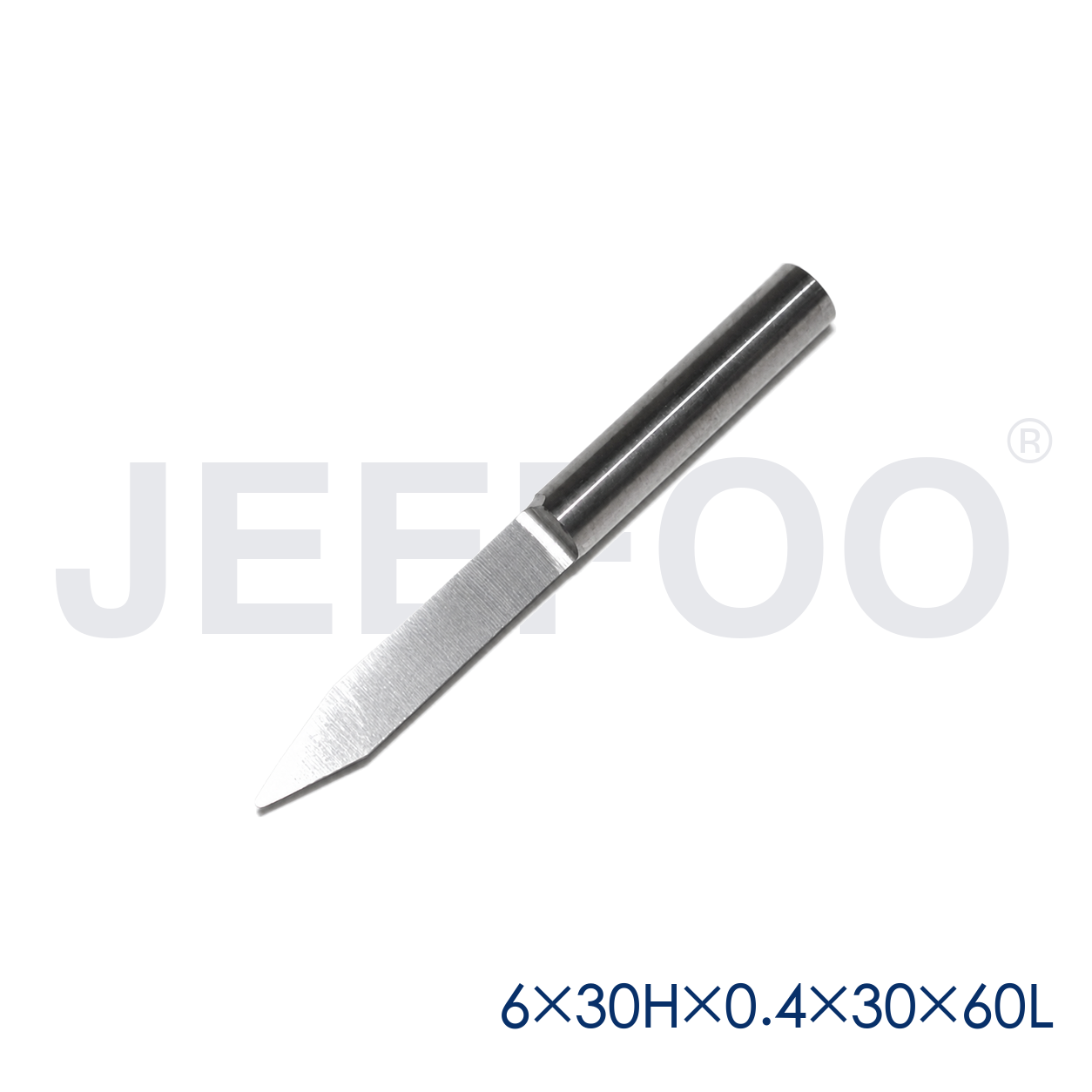 GA-6 x 30H x 0.4 x 30° x 60L Solid-Carbide Flat-Bottom Router Bit for 3D Relief product detail 2