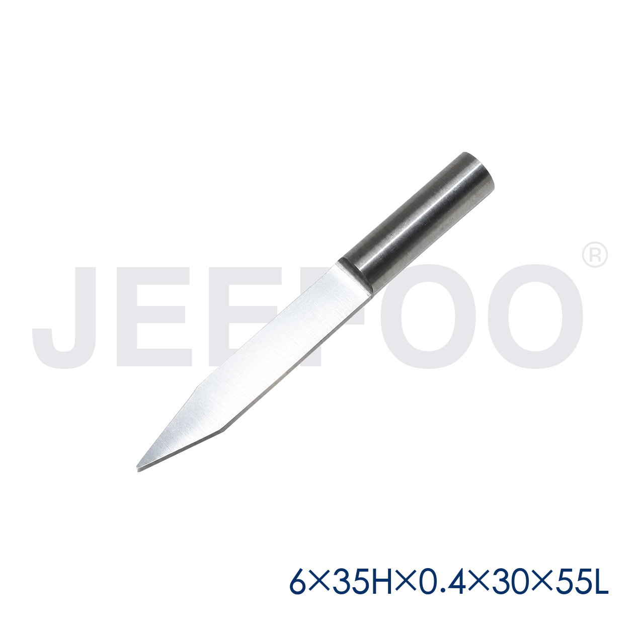GA-6 x 35H x 0.4 x 30° x 55L Extended-Cutting Flat-Bottom Engraving Bit for Wood Carving product detail 2