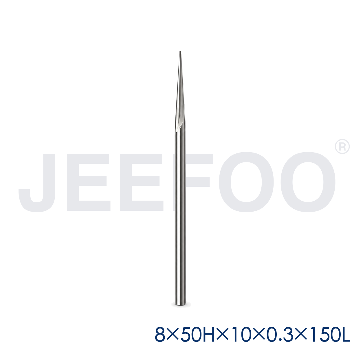 GE-8 x 0.3 x 10° x 50H x 150L Extra-Long Flat-Bottom Engraving Cutter for Hardwood Relief product detail 1