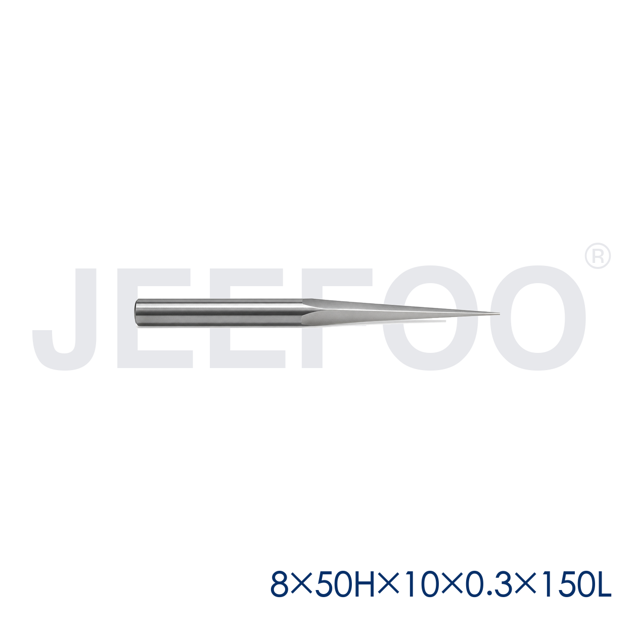 GE-8 x 0.3 x 10° x 50H x 150L Extra-Long Flat-Bottom Engraving Cutter for Hardwood Relief product detail 2