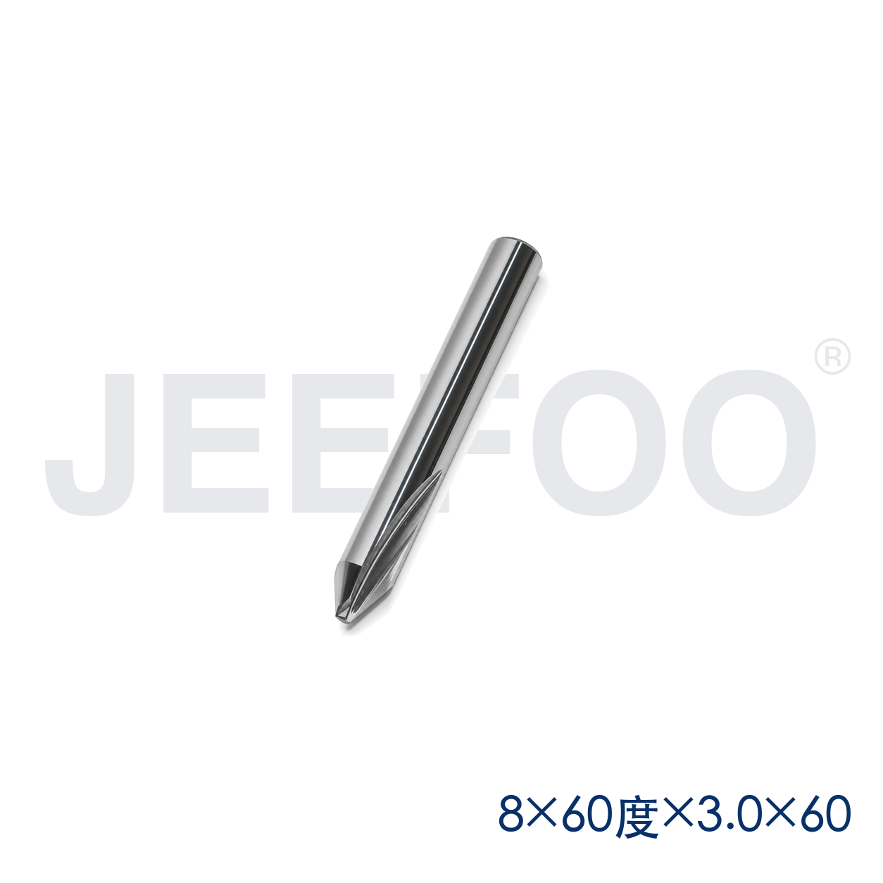 GE-8 x 3.0 x 60° x 60H Long-Cel Flat-Bottom Engraving Bit for Rosewood and Hardwood product detail 2
