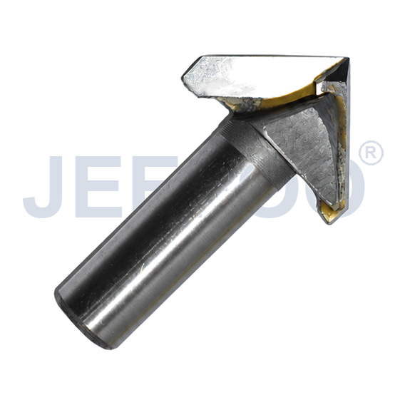 GV-12.7 x 32 x 90° Solid Carbide Groove Woodworking Tool / 3D V-Shape Router Bit for MDF, Acrylic and PVC CNC Router Engraver product detail 1