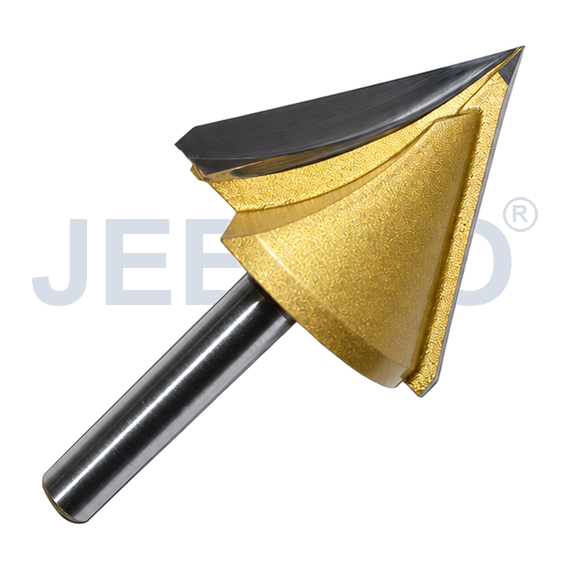 GV-6 x 32 x 60° (3DV Model) Solid Carbide Groove Woodworking Tool / 3D V-Shape Router Bit for MDF, Acrylic and PVC CNC Router Engraver product detail 1