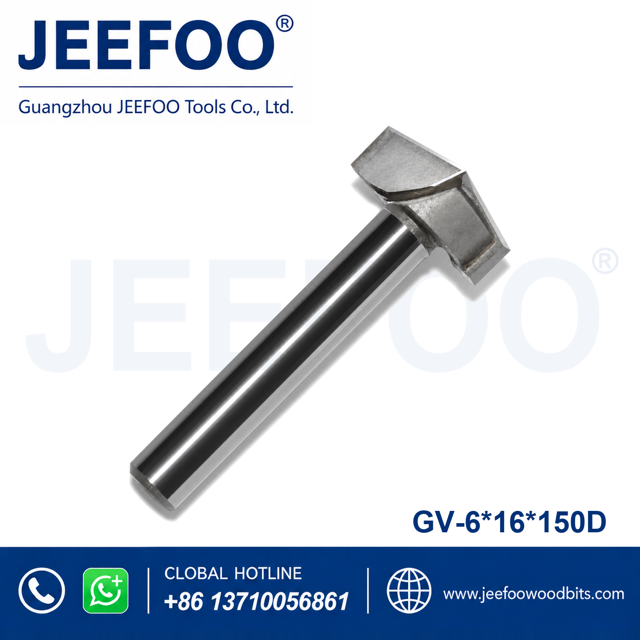 engraving bit - GV-6 x 16 x 150° Solid Carbide Groove Woodworking Tool / 3D V-Shape Router Bit for MDF, Acrylic and PVC CNC Router Engraver