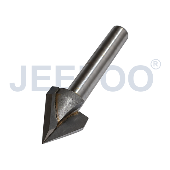 GV-6 x 16 x 60° Solid Carbide Groove Woodworking Tool / 3D V-Shape Router Bit for MDF, Acrylic and PVC CNC Router Engraver product detail 2