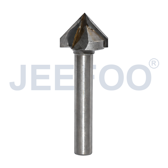 GV-6 x 16 x 90° Solid Carbide Groove Woodworking Tool / 3D V-Shape Router Bit for MDF, Acrylic and PVC CNC Router Engraver product detail 2