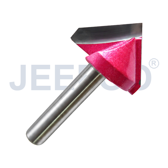 GV-6 x 22 x 90° Solid Carbide Groove Woodworking Tool / 3D V-Shape Router Bit for MDF, Acrylic and PVC CNC Router Engraver product detail 1