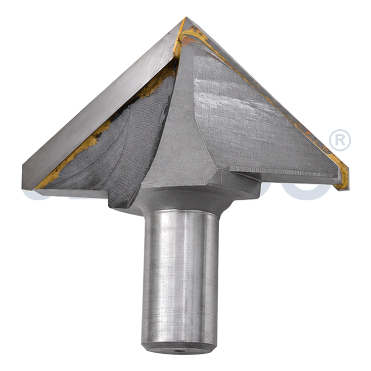 GV-Small Solid Carbide Groove Woodworking Tool / 3D V-Shape Router Bit for MDF, Acrylic and PVC CNC Router Engraver product detail 2