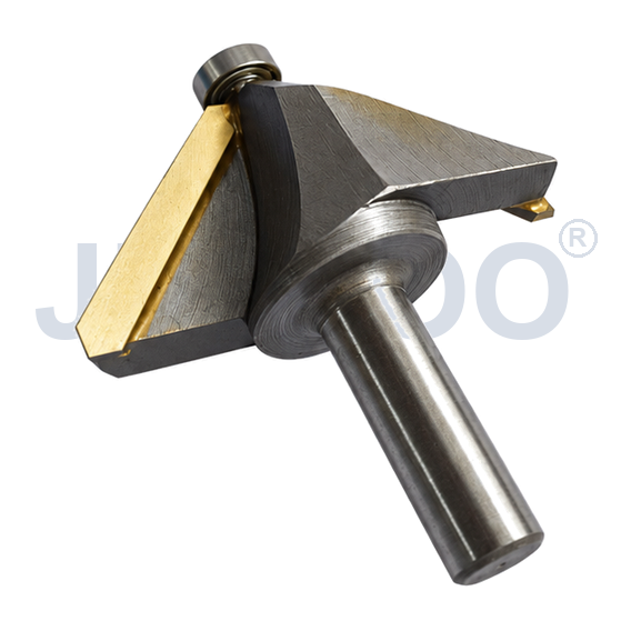 GV With-Bearing Solid Carbide Groove Woodworking Tool / 3D V-Shape Router Bit for MDF, Acrylic and PVC CNC Router Engraver product detail 2