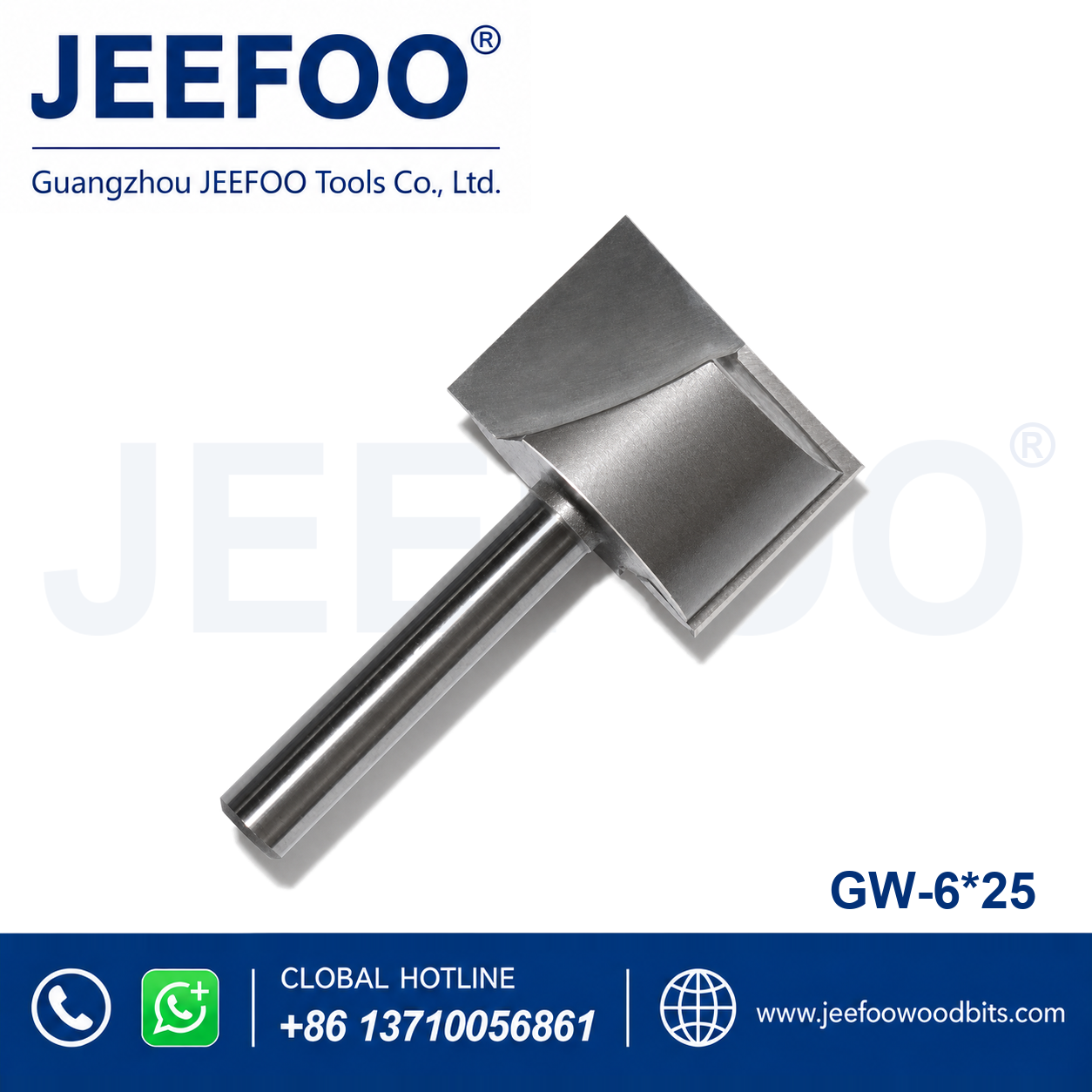 router bit - GW Bottom-Cleaning Router Bit (6 x 25) for Flat Recesses