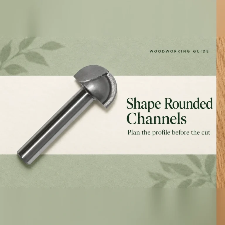Round-Bottom Router Bits: Plan Radius, Depth and Line Spacing