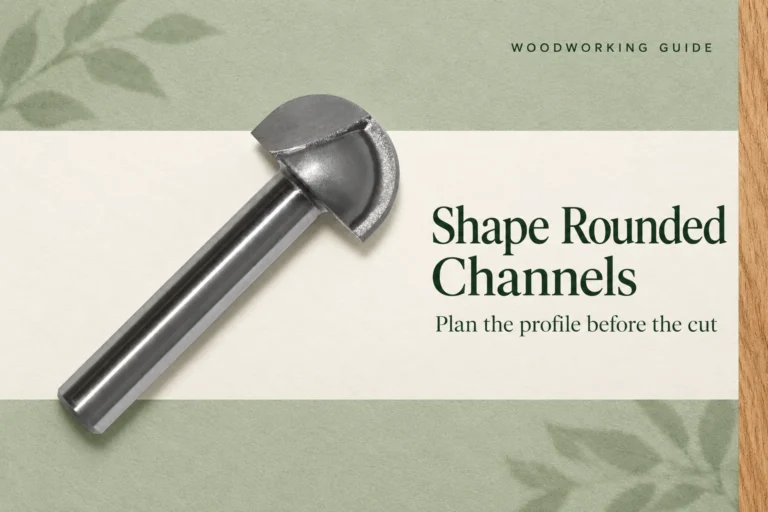 Round-Bottom Router Bits: Plan Radius, Depth and Line Spacing