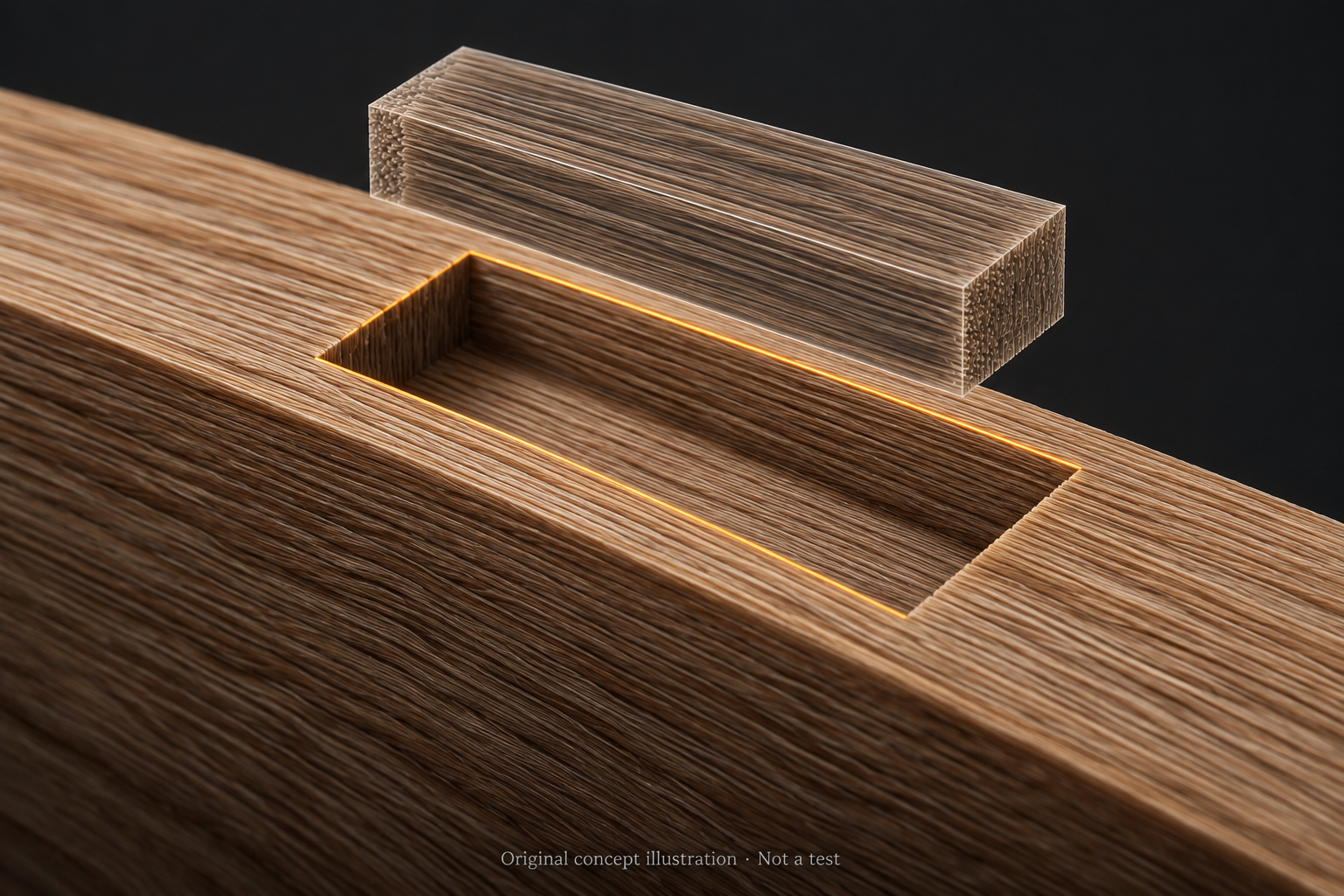 Original concept for spur straight cutters: retained wood groove boundary and interior removal volume